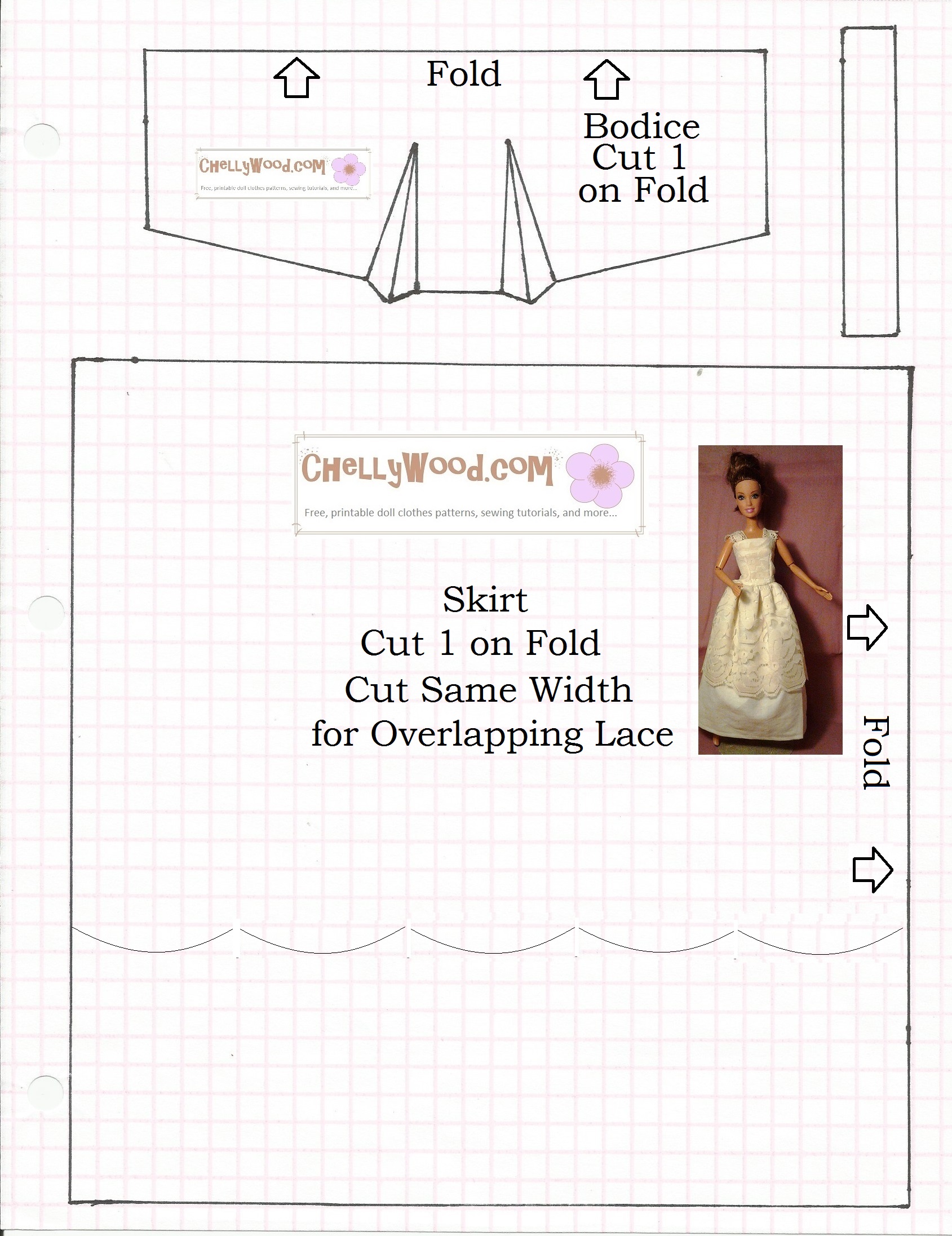 Old Pattern Page – Free Doll Clothes Patterns